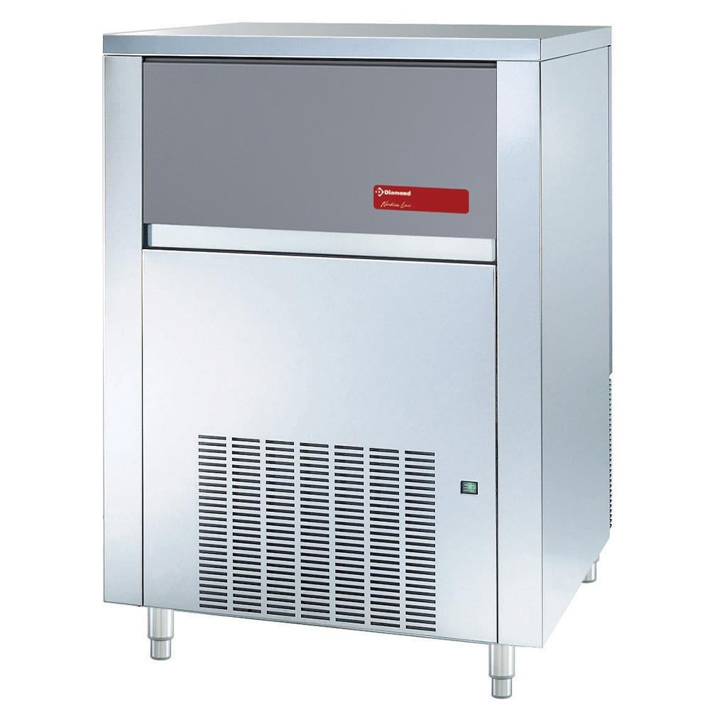 Machine à glaçons pleins 130 kg, avec réserve - EAU, Envoi, Neuf, Article de fête