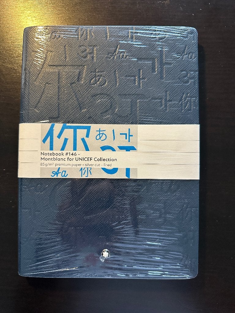 Montblanc Notitieboek #146 Montblanc voor UNICEF-collectie, Verzamelen, Ophalen of Verzenden, Nieuw, Overige typen, Mont Blanc