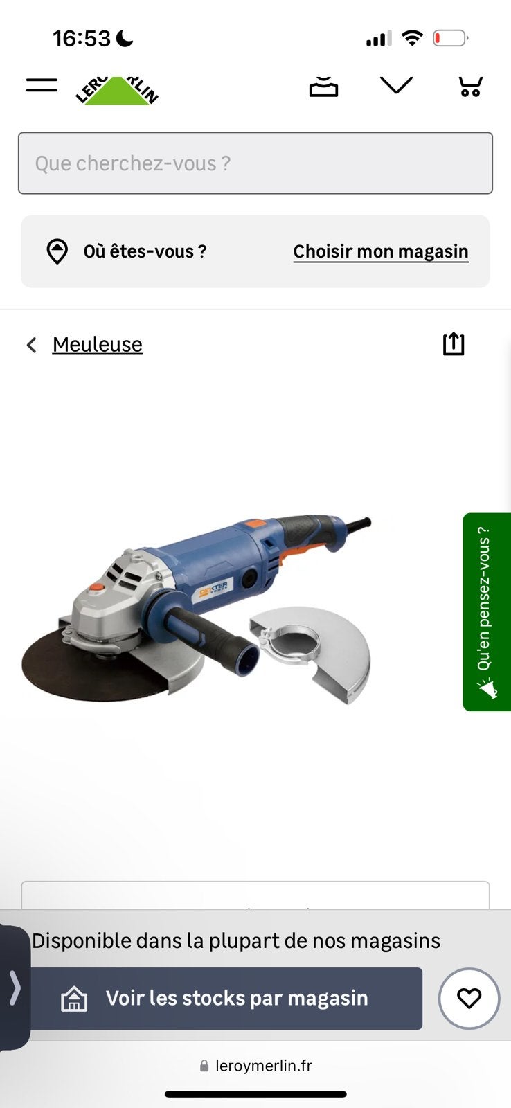 Disqueuse, Bricolage & Construction, Enlèvement ou Envoi, Utilisé