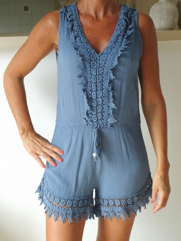 Mooie playsuit, Kleding | Dames, Jumpsuits, Ophalen of Verzenden, Gedragen, Maat 36 (S)