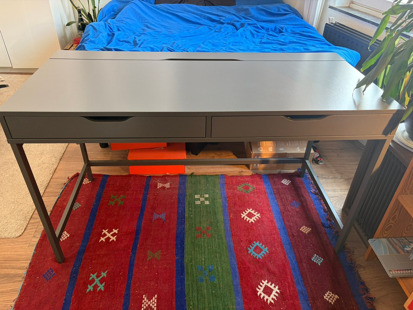Bureau IKEA ALEX 132cmx58cm, Maison & Meubles, Enlèvement, Comme neuf, IKEA