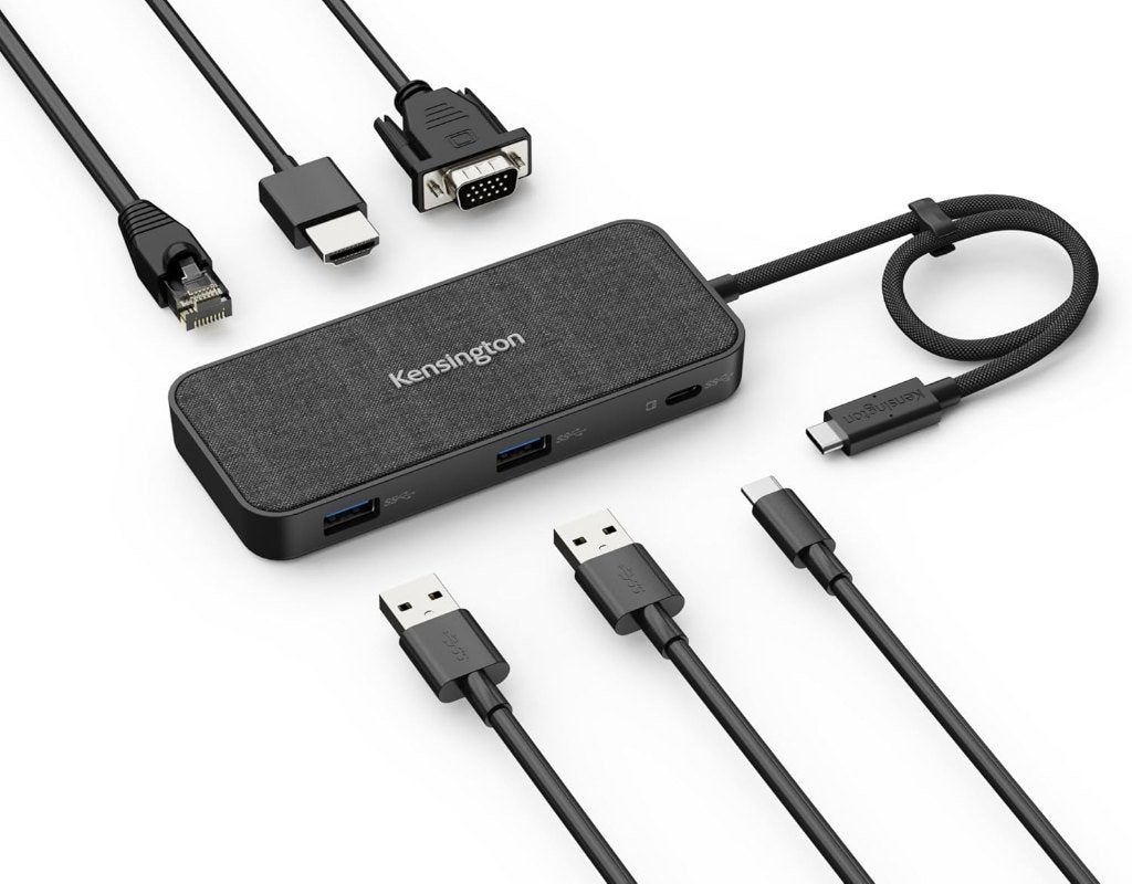 Station d'accueil Kensington SD1650P USB-C HDMI VGA Ethernet, Informatique & Logiciels, Pc & Câble réseau, Enlèvement, Comme neuf