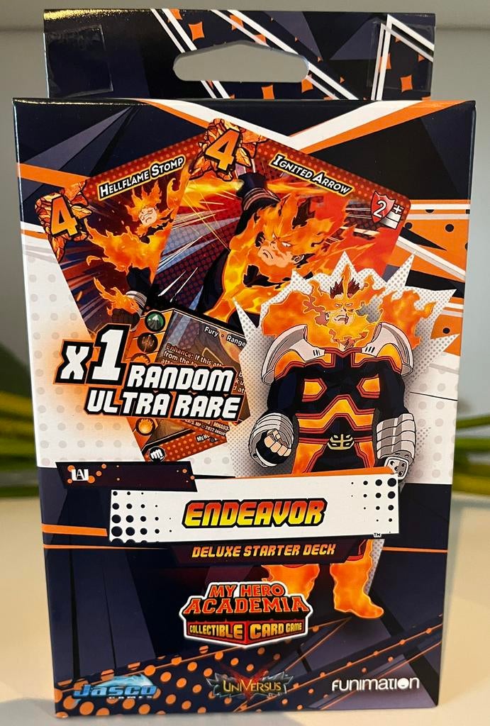 My Hero Academia CCG Wave 3 Deluxe Starter Deck: Endeavor., Ophalen, Nieuw, Starterdeck