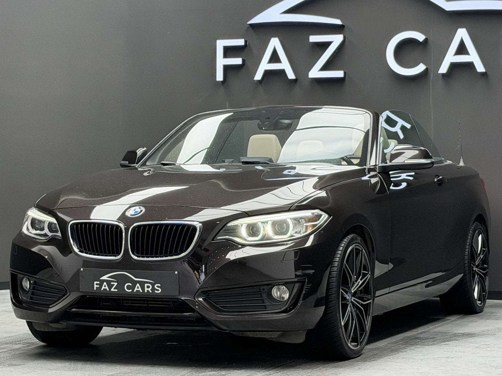 BMW 2 Serie 218 i Cabriolet * JANTES + CUIR + REGU + GARANTI, Auto's, BMW, 4 zetels, Achterwielaandrijving, 136 pk, Leder
