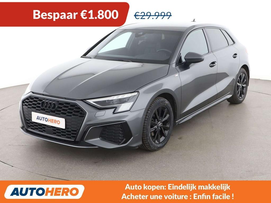 Audi A3 35 TFSI Mild-Hybrid S line (bj 2023, automaat), Auto's, Audi, Te koop, A3, ABS, Airbags, Airconditioning, Android Auto