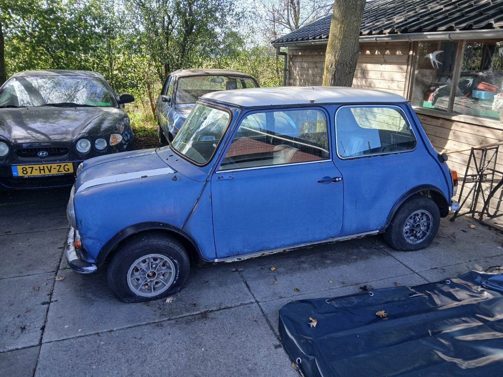 classic mini 1000 opknapper, Autos, Autres modèles, Achat, Boîte manuelle, Bleu