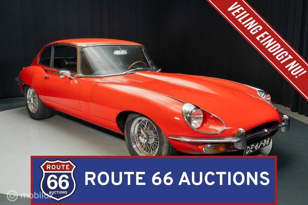 Jaguar E-Type Coupe Series 2 | 1970 | Route 66 Auctions, Achat, Entreprise, Boîte manuelle, Autre carrosserie