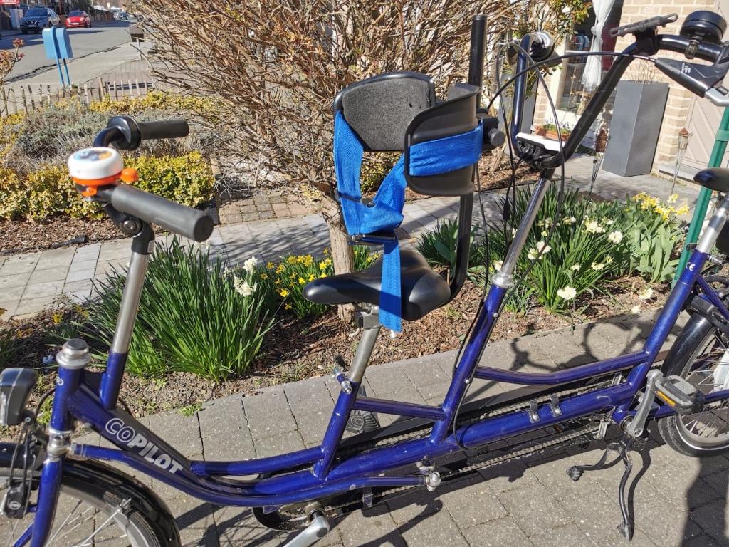 Elektrische tandem Huka co-pilot 24inch (perfecte staat), Fietsen en Brommers, Ophalen, Zo goed als nieuw, Minder dan 10 versnellingen