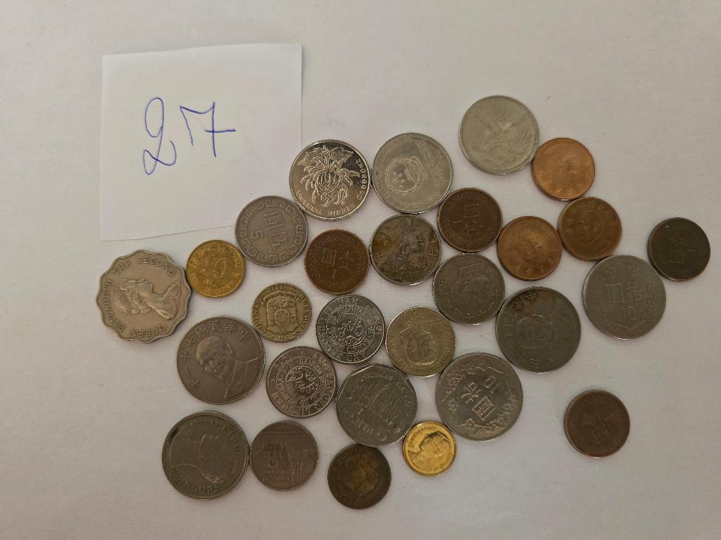 28 Aziatische munten - Taiwan, Thailand, Filipijne, China, Ophalen of Verzenden