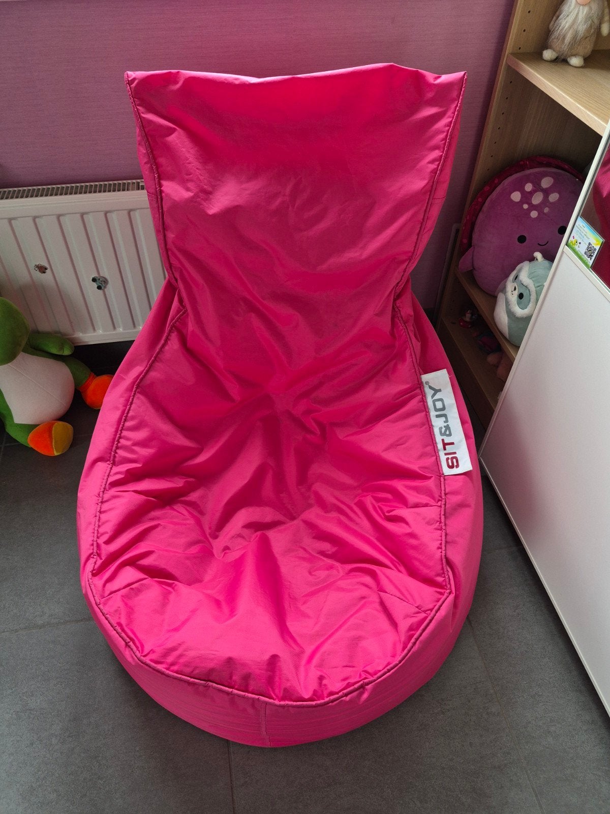 Zitzak Sit&Joy, Huis en Inrichting, Zitzakken, Ophalen, Roze, Zitzak