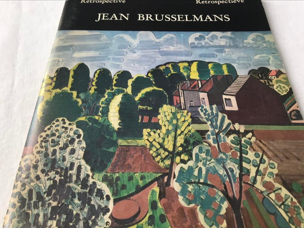 Jean Brusselmans retrospective 65pag, Ophalen of Verzenden, Zo goed als nieuw, Schilder- en Tekenkunst
