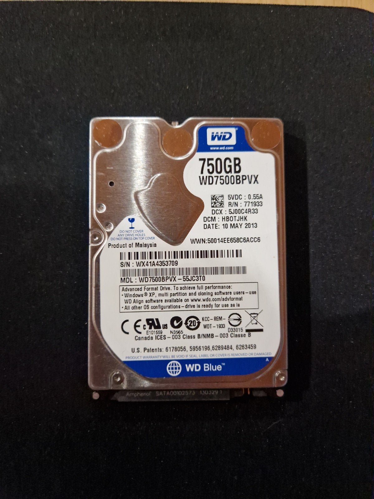 Disque dur HDD 2,5 pouces, HDD