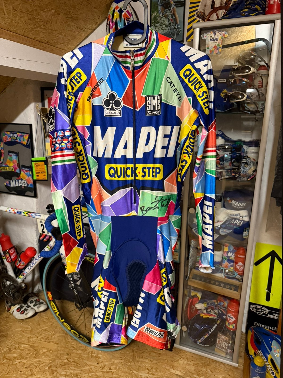 Mapei quickstep - Laszlo Bodrogi, Fietsen en Brommers, Ophalen of Verzenden, Zo goed als nieuw