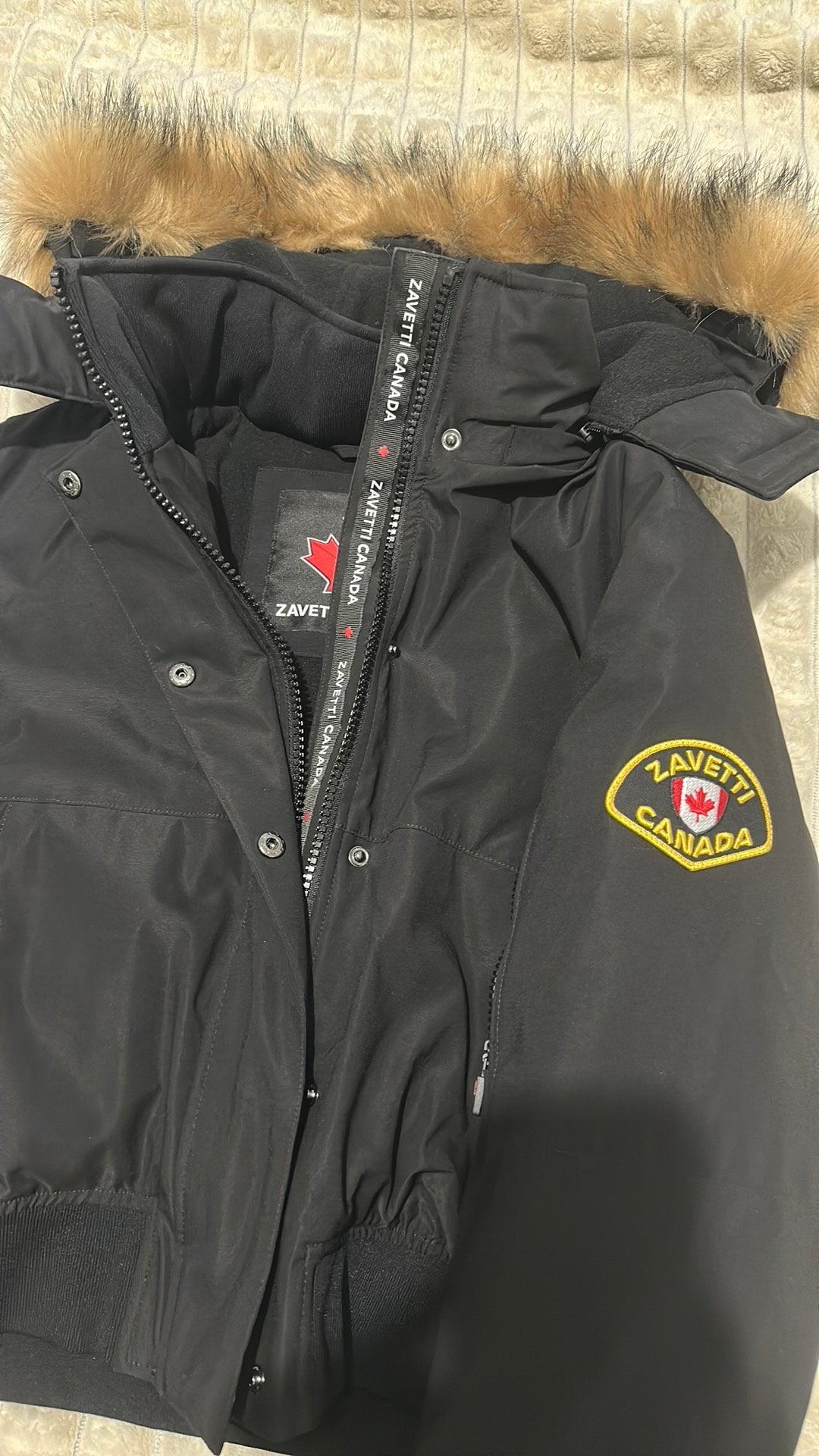 Nieuwe Zaventti Canada jas, Kleding | Dames, Ophalen of Verzenden, Zo goed als nieuw, Maat 36 (S), Zwart