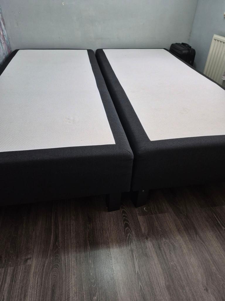 kan bezorgd worden 160x200 karlsson boxspring bed, Gebruikt, Tweepersoons, Ophalen of Verzenden, 200 cm