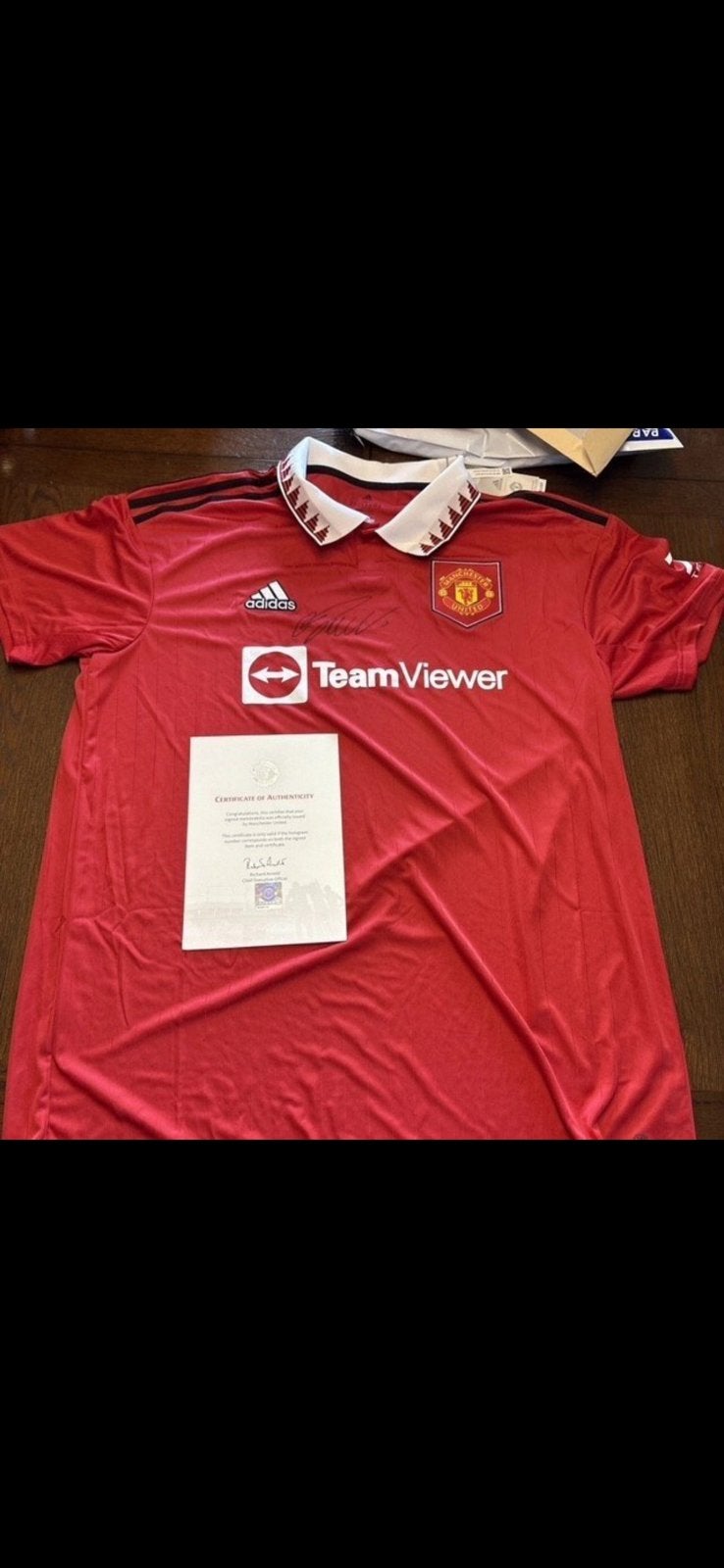 Signed Jersey CR7 Portugal, Enlèvement, Comme neuf