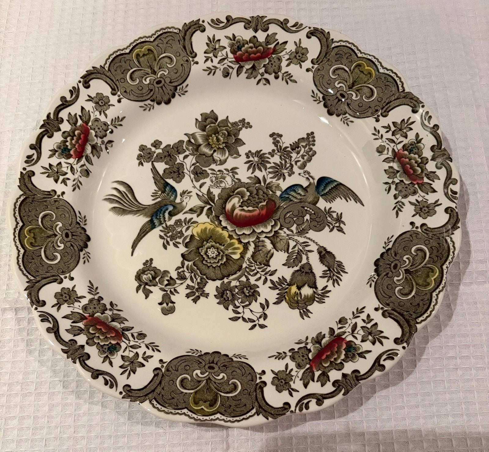 Prachtig Engels vintage bord – Ridgway ‘Windsor’, Ophalen of Verzenden