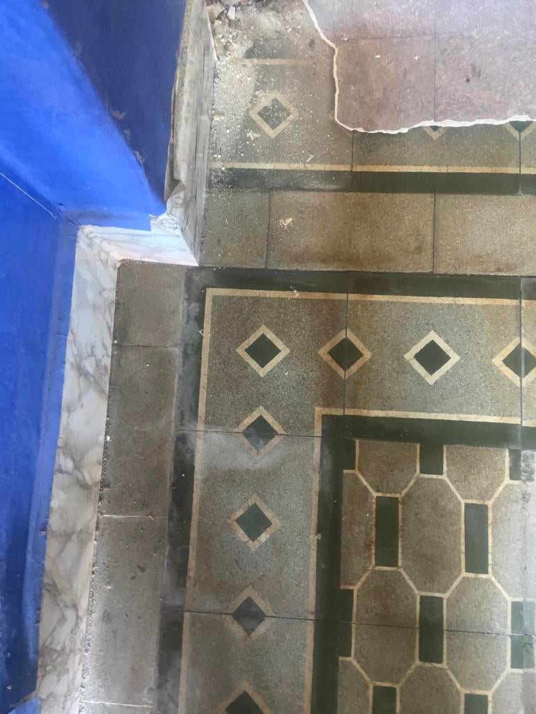 Cementtegel, Doe-het-zelf en Bouw, Ophalen, Gebruikt