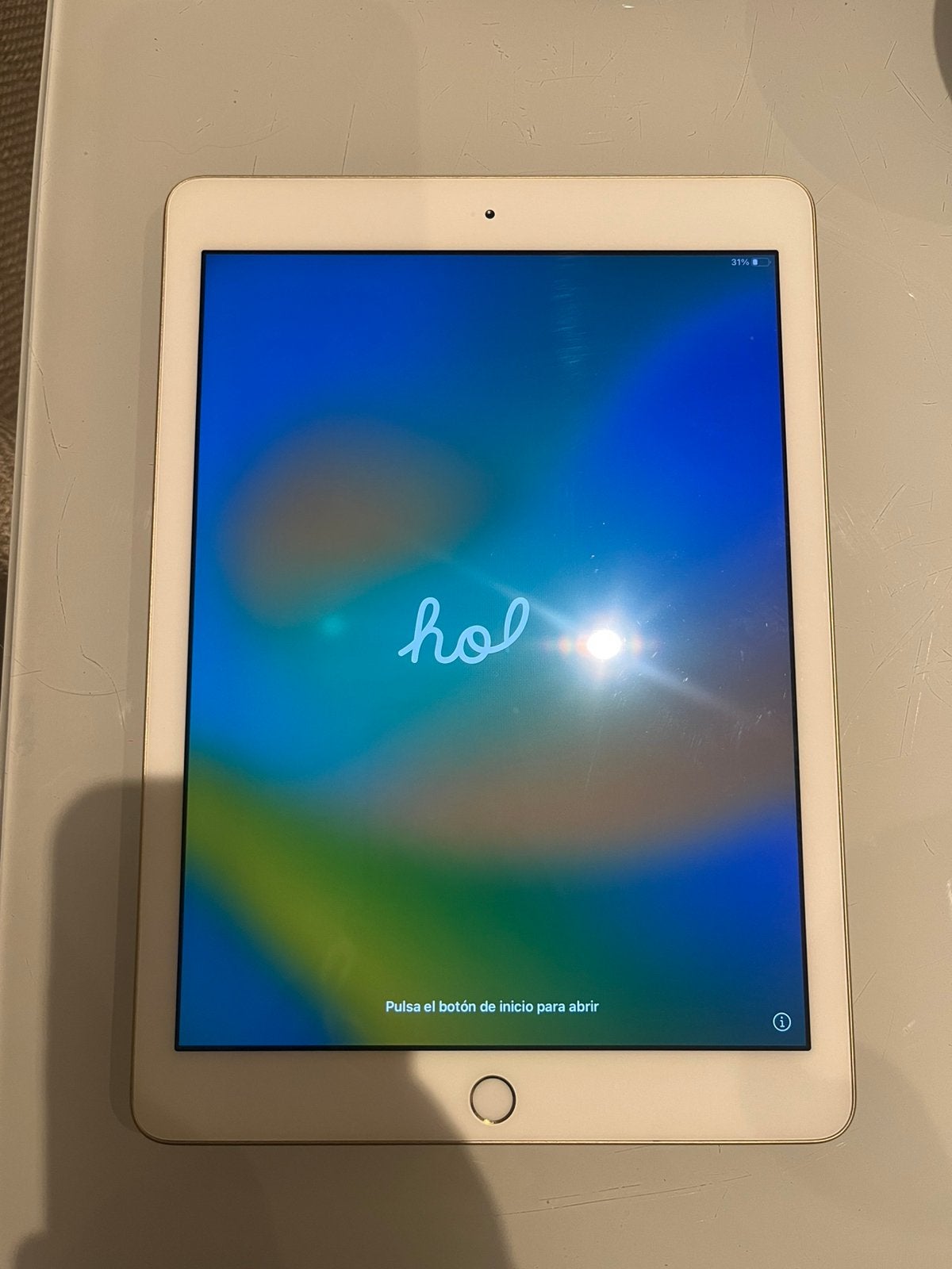 Ipad 5e Generatie - goud, Informatique & Logiciels, Enlèvement, Comme neuf, Or