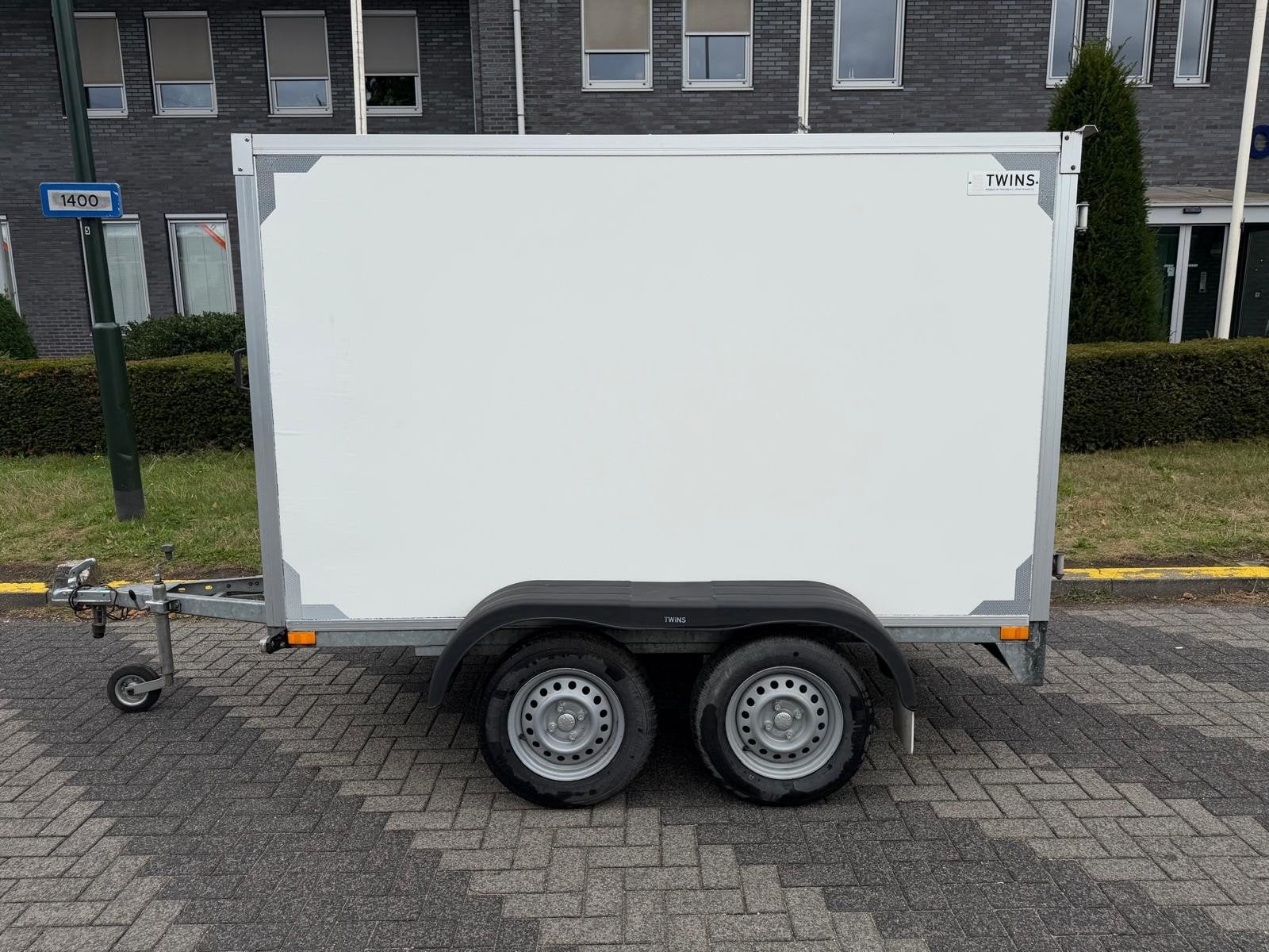 remorque fermée twin 750kg remorque 2020, Enlèvement ou Envoi, Utilisé