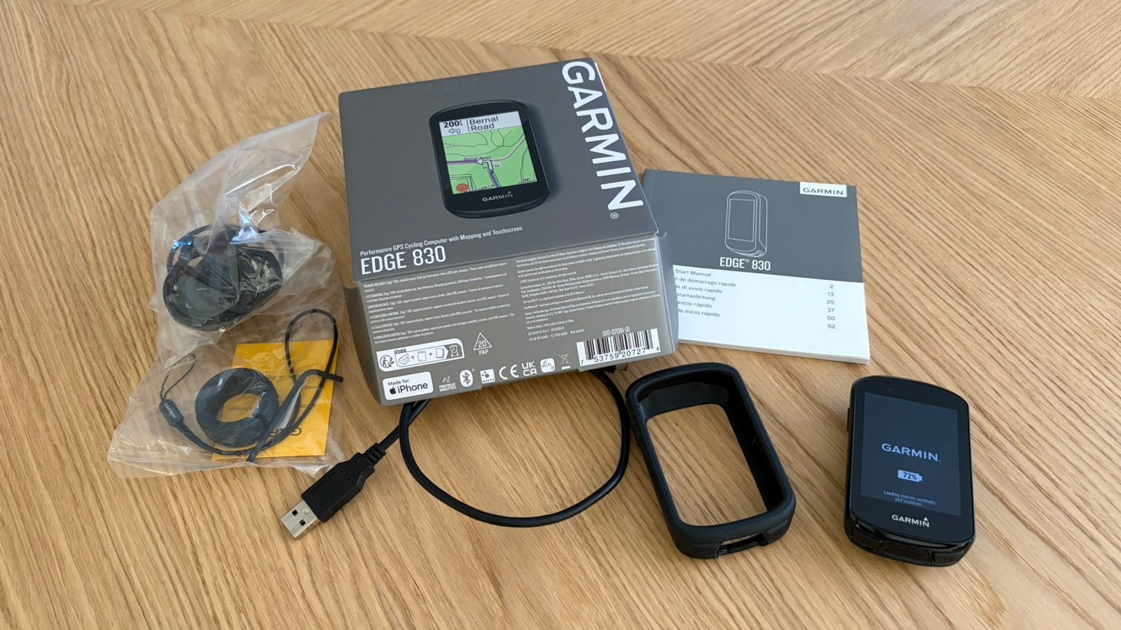 Garmin Edge 830, Vélos & Vélomoteurs, Enlèvement, Sans fil, Utilisé