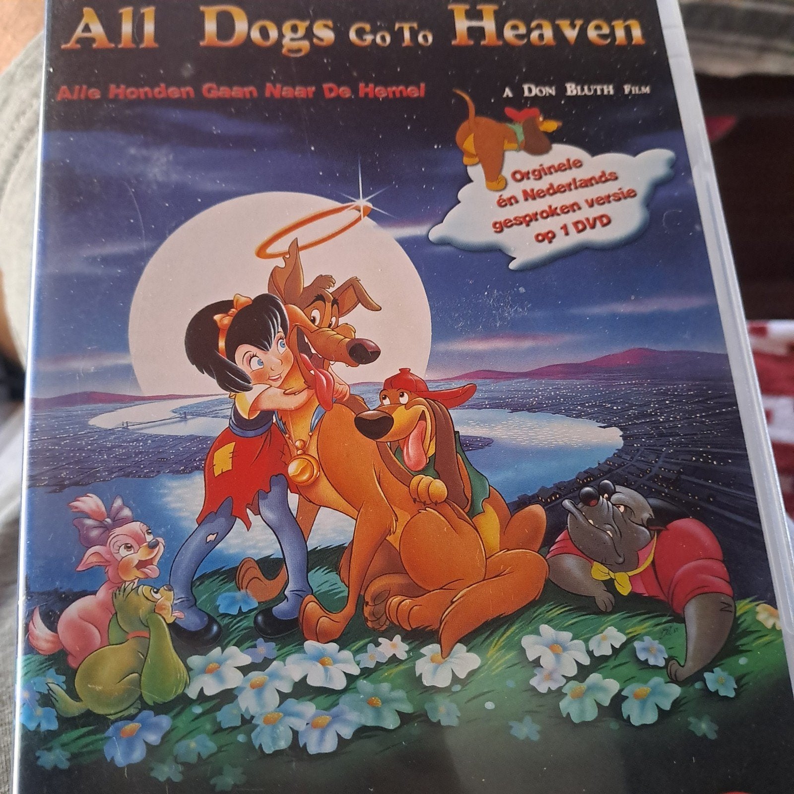 all dogs go to heaven dvd in nieuwstaat krasvrij, Animatie, Nederlands, Ophalen of Verzenden, Zo goed als nieuw