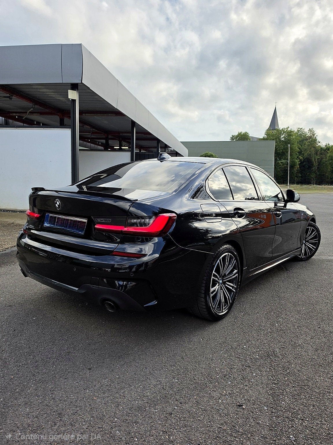 Bmw 318D G20, Auto's, BMW, Automaat, Zwart, Zwart, Particulier