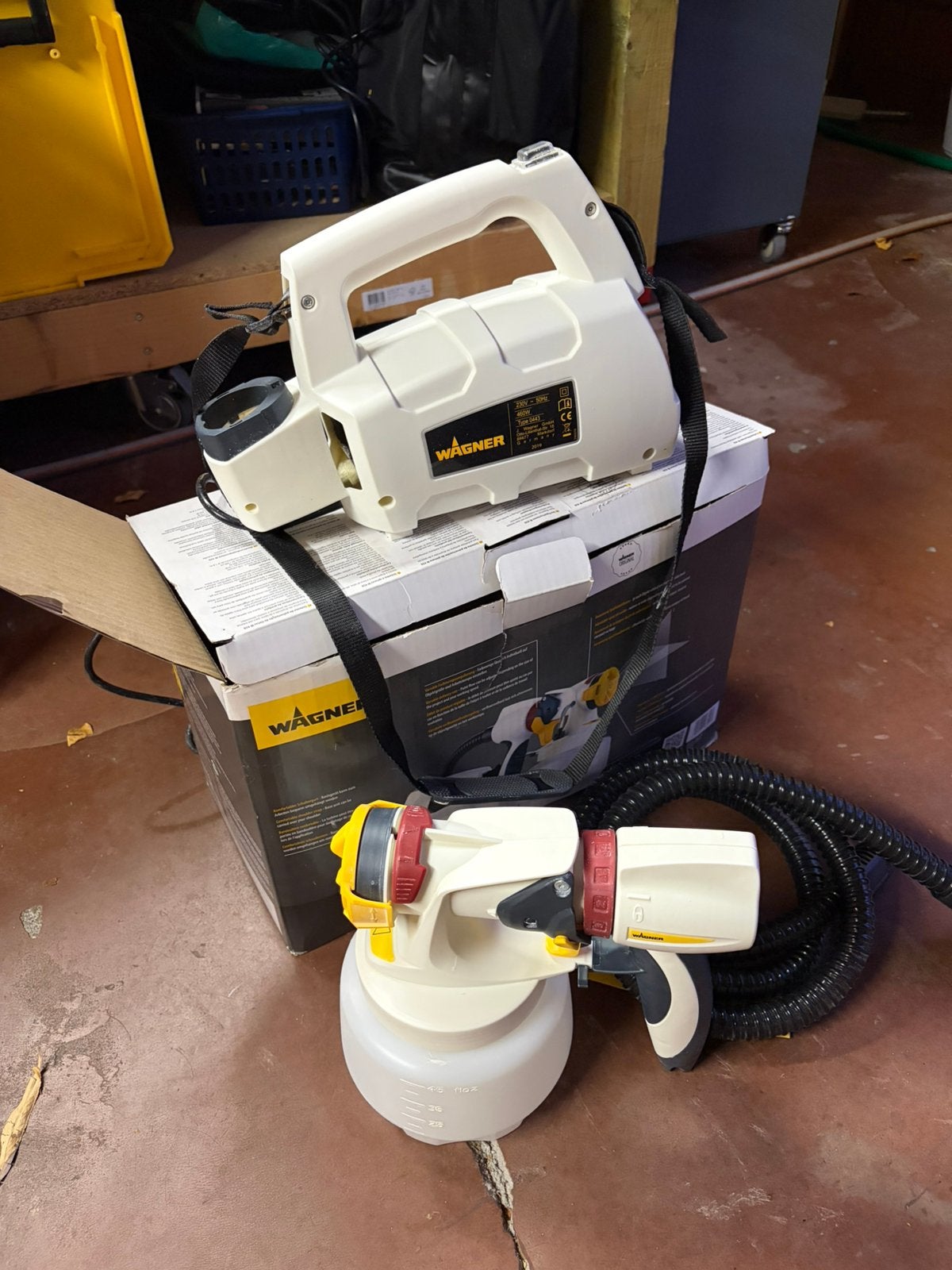 Wagner wall sprayer 450, Enlèvement, Utilisé, Pulvérisateur de peinture ou Pompe à peinture