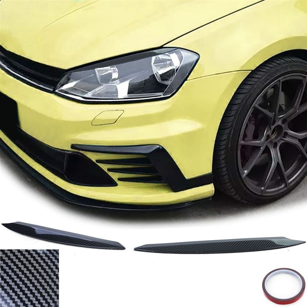 Booskijkers Koplamp spoiler Voor Vw Golf 7 Carbon Look, Verzenden