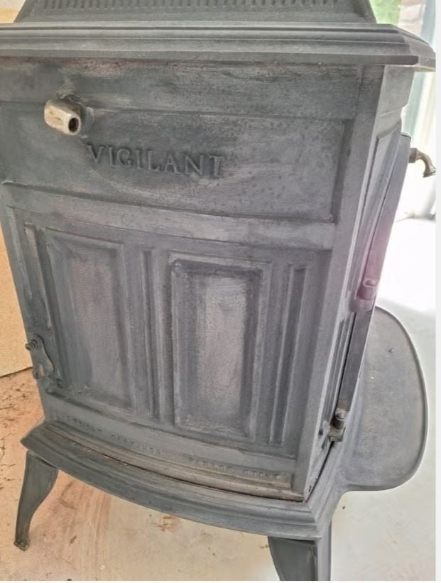 Vermont Castings Vigilant – massief gietijzeren houtkachel, Ophalen, Gebruikt, Houtkachel, Vrijstaand