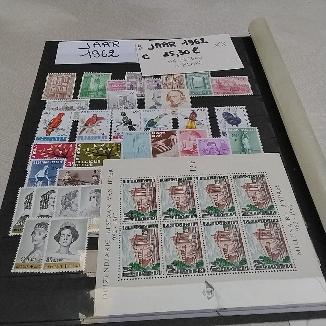 BELGIQUE année complète 1962 état neuf avec cote 35,30€., Enlèvement ou Envoi, Neuf