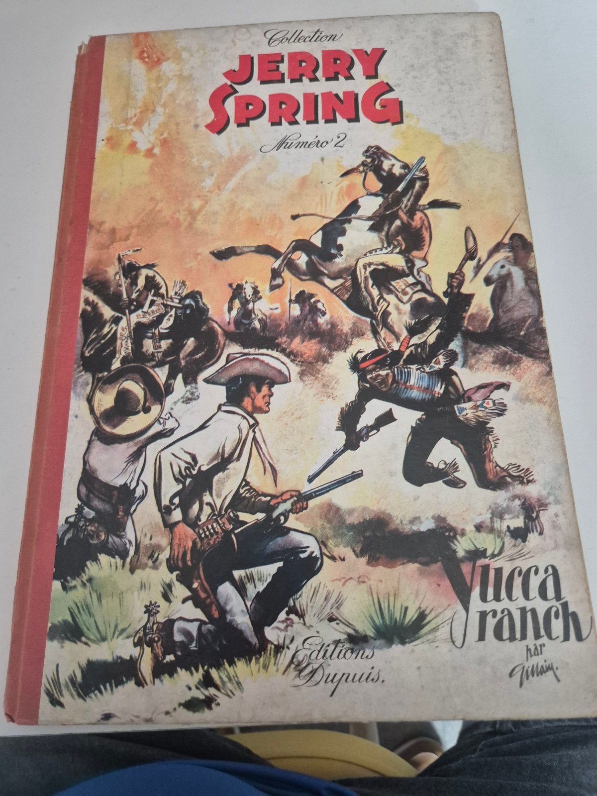 Bd Jerry Spring - Deel 2: Yucca Ranch, gemaakt door Jijé, Boeken, Stripverhalen, Gelezen, Eén stripboek, Ophalen of Verzenden