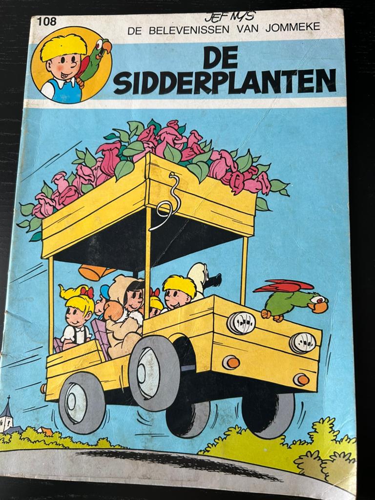 Jommeke De sidderplanten nr 108 zwart-wit, Boeken, Eén stripboek, Ophalen, Gelezen
