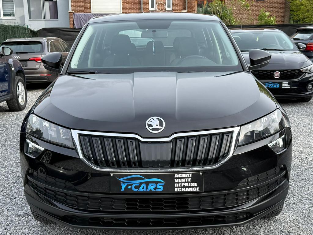SKODA KAROQ 1.6CR TDI //FAIBLE KM// 12MOIS GARANTIE, Auto's, Skoda, 118 g/km, Stof, 4 cilinders, Zwart