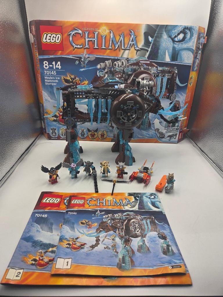 Lego Chima 70145 Maula's Ice Mammoth Stomper, Ophalen, Overige thema's, Lego, Zo goed als nieuw