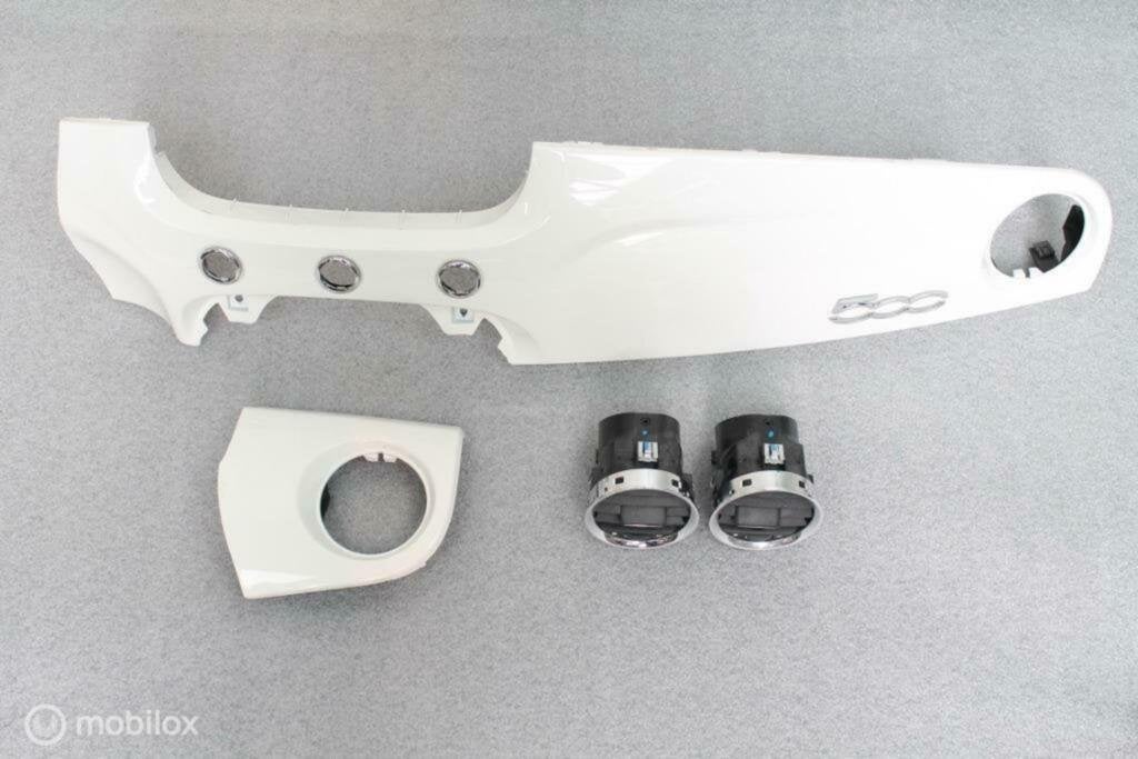 Piece décorative Tableau de bord blanc Fiat 500 (2007-2015), Fiat, Fiat
