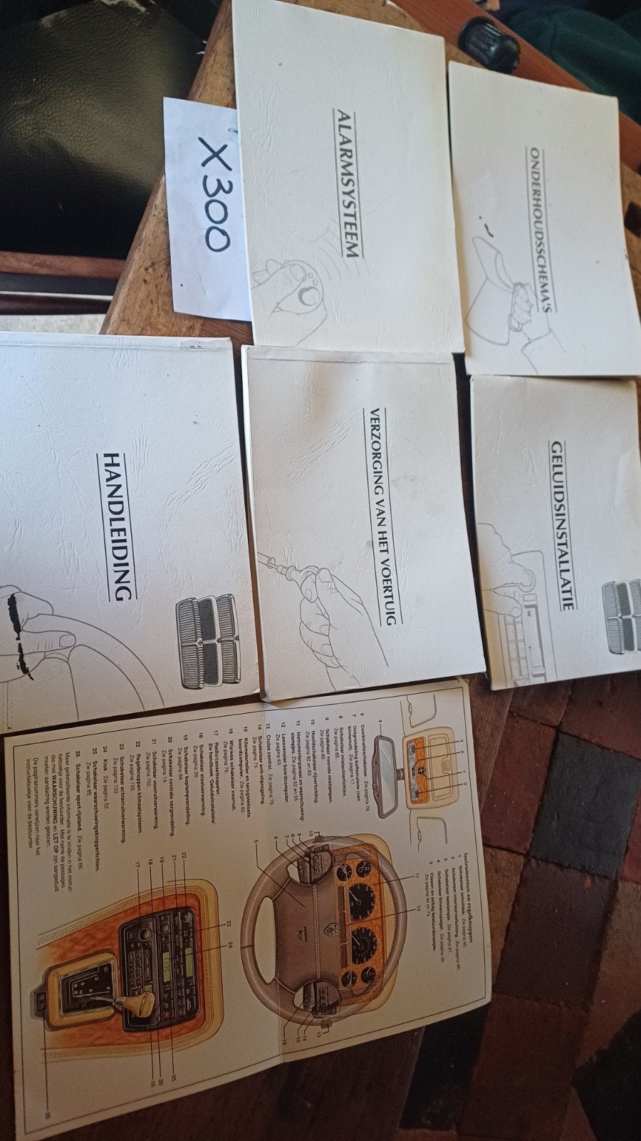 instructieboekjes, handleidingen Jaguar X300, Enlèvement ou Envoi