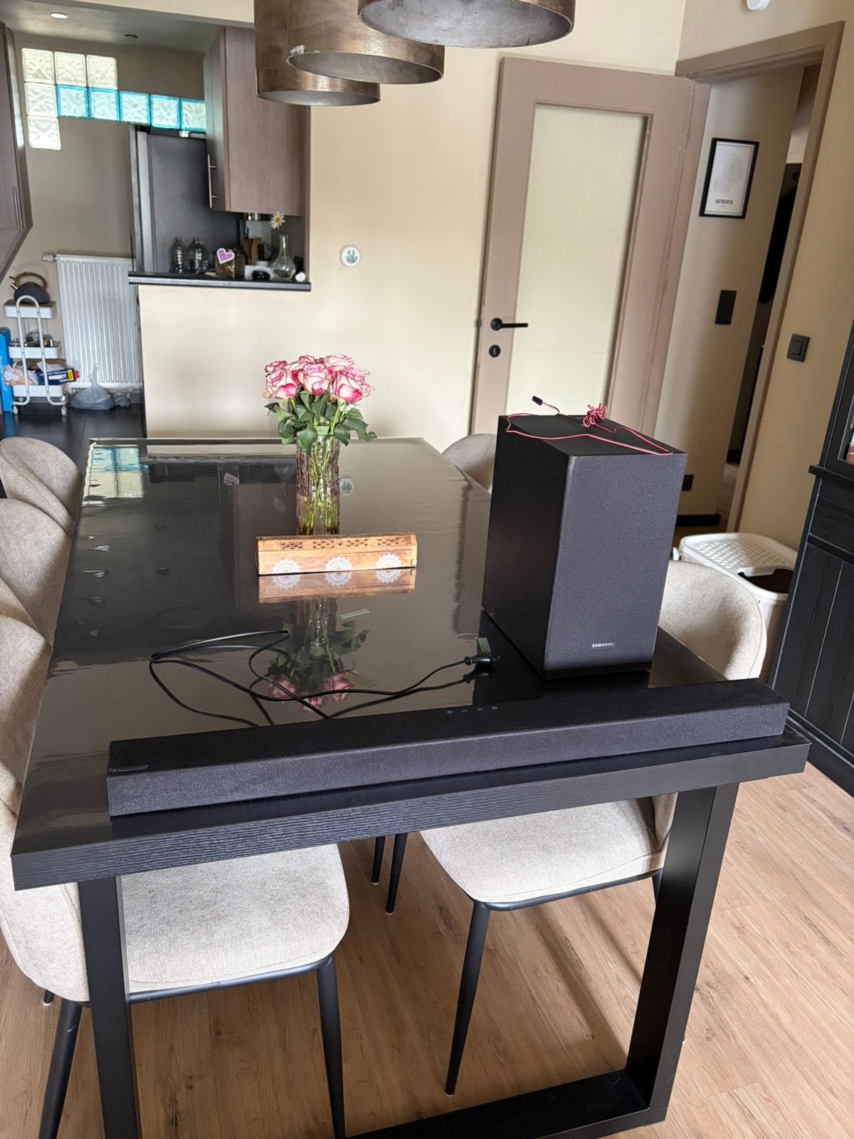 SAMSUNG ORIGINAL TV soundbar & subwoofer HW-T420, Enlèvement, Bluetooth, Comme neuf