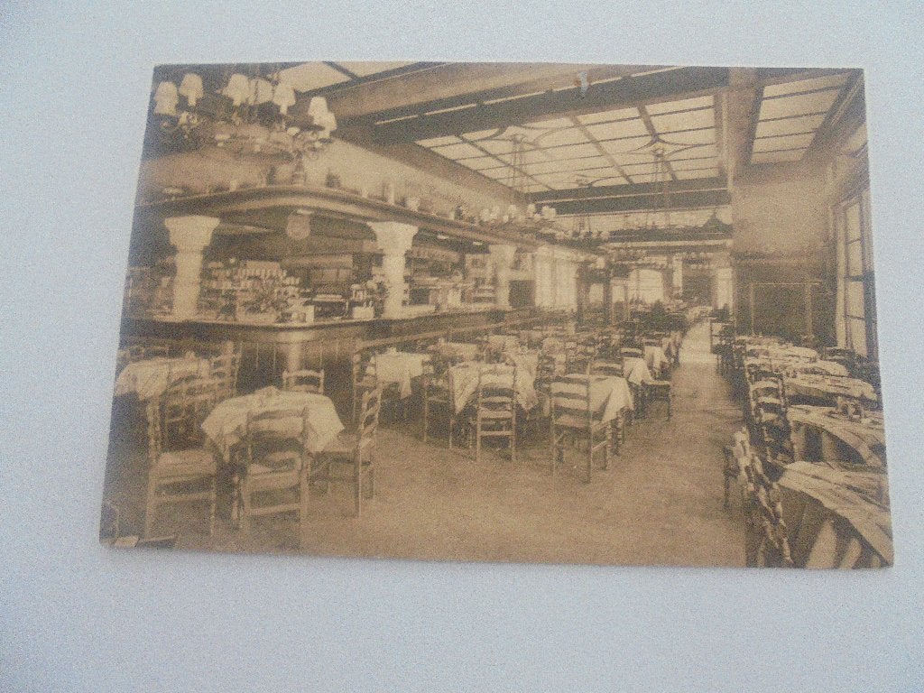 brussel expo 1935-taverne  canterbury, Verzenden, 1920 tot 1940, Ongelopen, Brussel (Gewest)