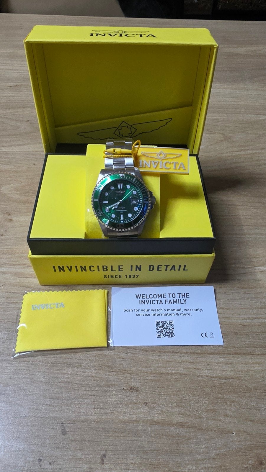 invicta pro driver 30020 NIEUW, Ophalen, Staal, Staal