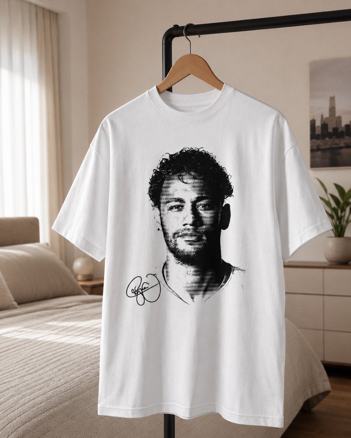 T-shirt Neymar Style Football Blanc Taille M, Vêtements | Hommes, Enlèvement ou Envoi, Neuf, Taille 48/50 (M), Blanc
