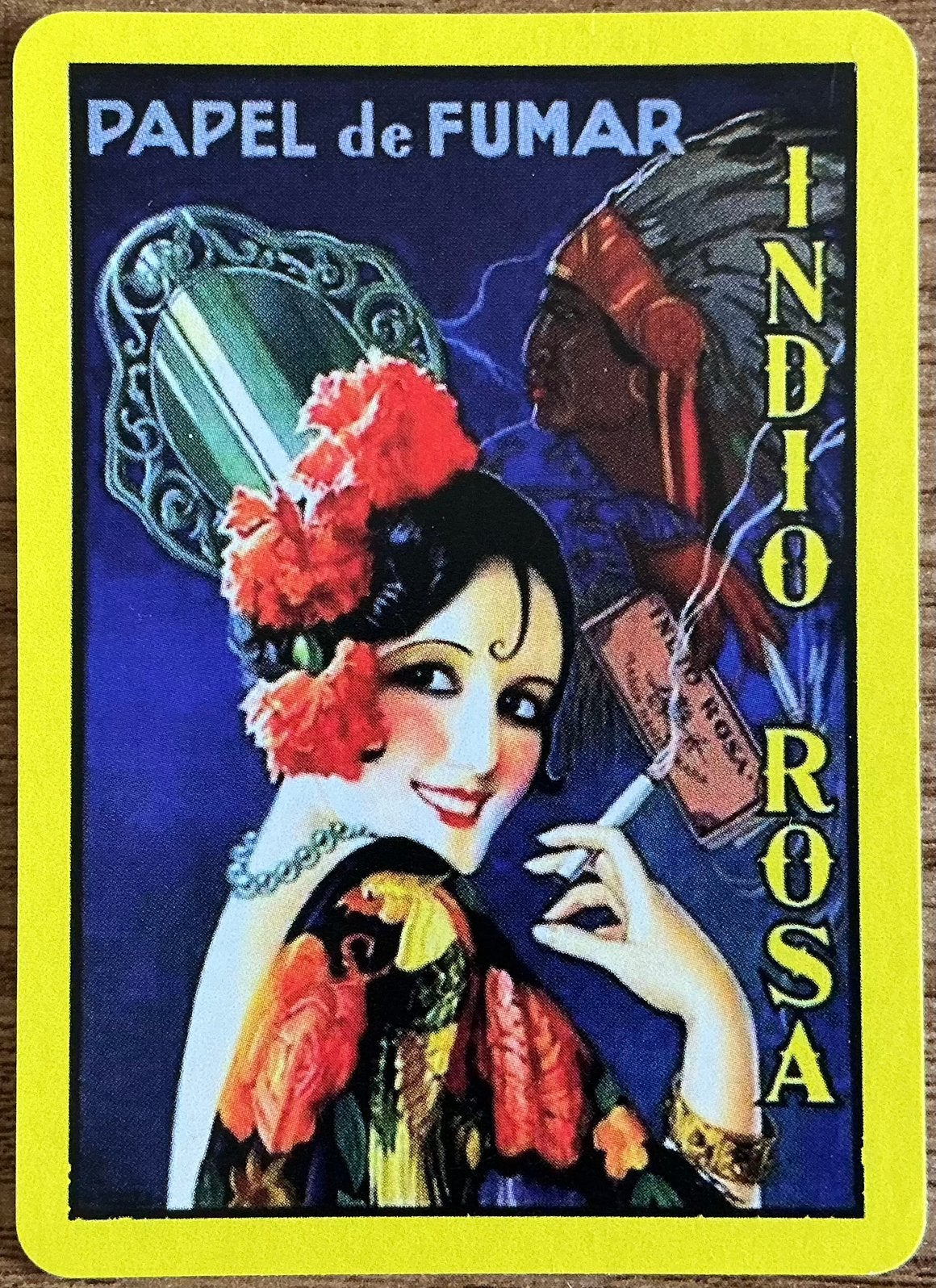 PAPIER À CIGARETTES SILK INDIO ROSA, Enlèvement ou Envoi, Comme neuf, Carte(s) à jouer