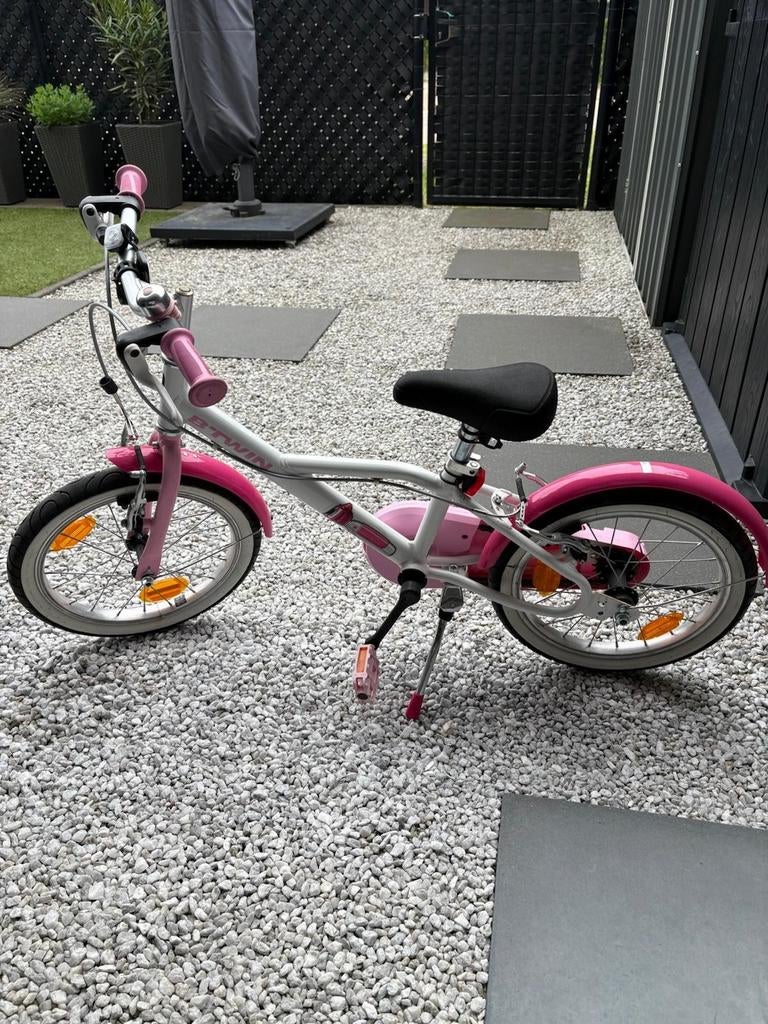 MEISJESFIETS 16 INCH 4-6 JAAR 500 DOCTO BTWIN, Enlèvement, Stabilisateurs