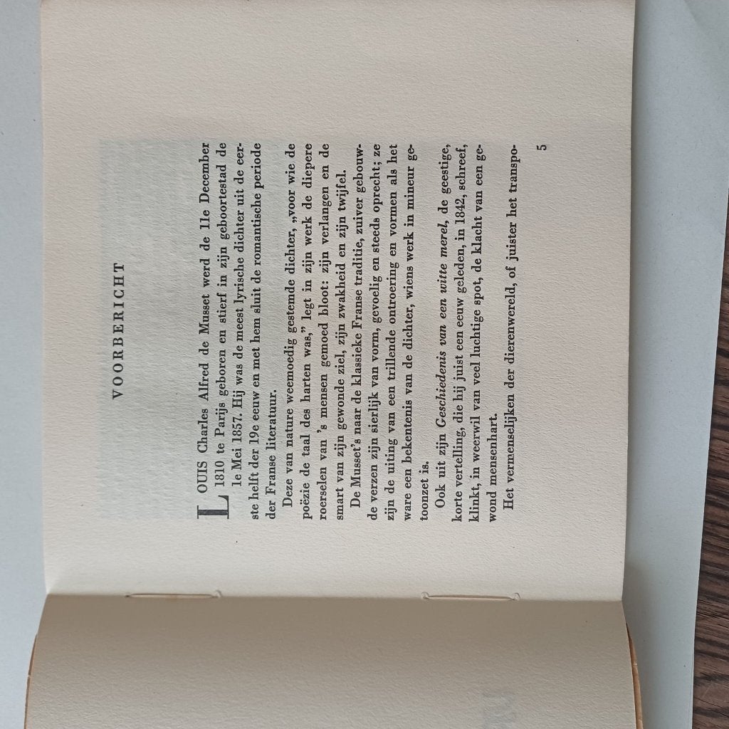De geschiedenis van een witte merel, Antiek en Kunst, Ophalen, Alfred De Musset