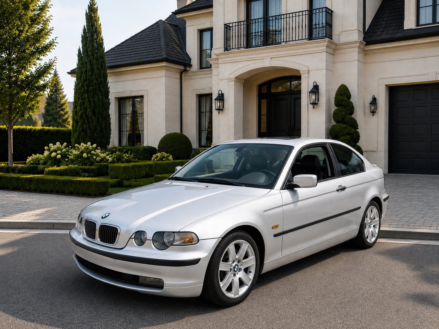 Bmw 316Ti Compact Euro 4 Essence 130 816 km Échange possible, Autos, 167 g/km, Argent ou Gris, Achat, Phares directionnels