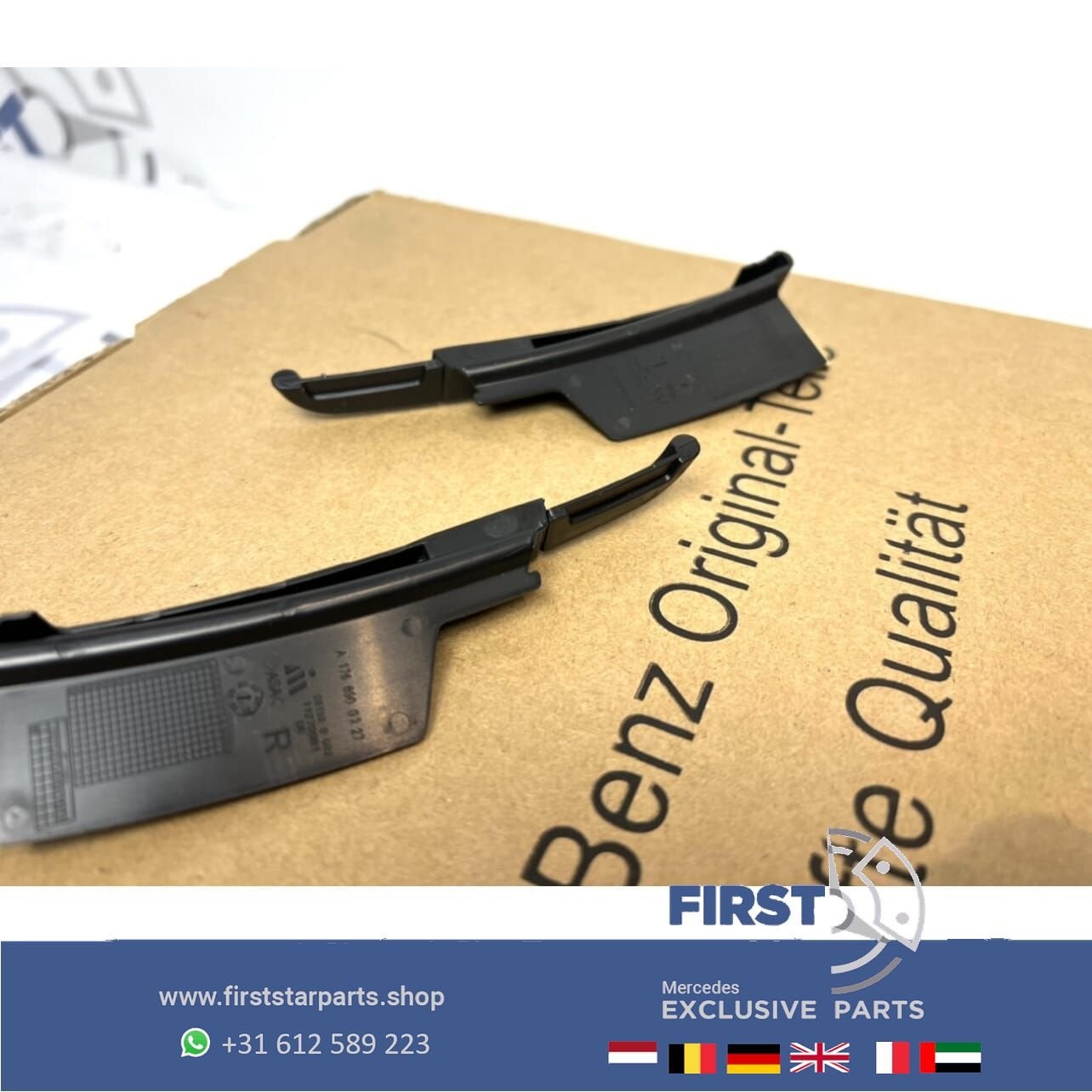 AMG WIELKAST AERO SPLITTER SET ACHTERSCHERM SPOILER L/R Merc, Gebruikt, Ophalen of Verzenden, Achter, -