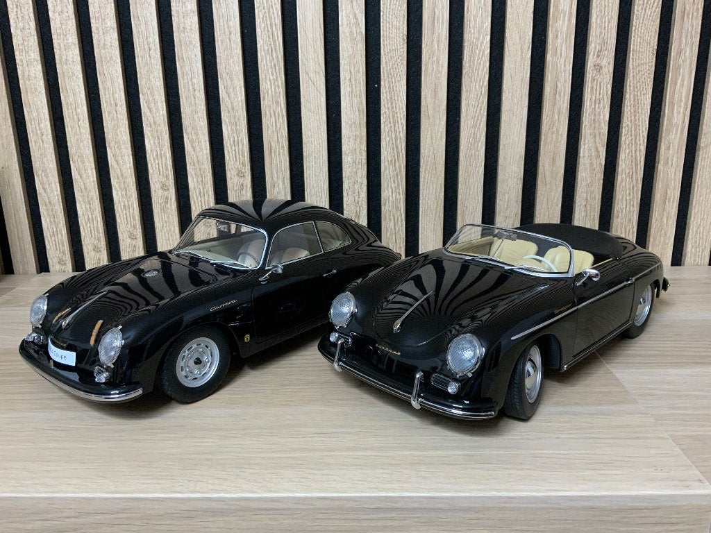 Prachtige 356 set, coupé en speedster… Op schaal 1:12, Hobby en Vrije tijd, Ophalen of Verzenden, Nieuw, 1:9 t/m 1:12, Auto