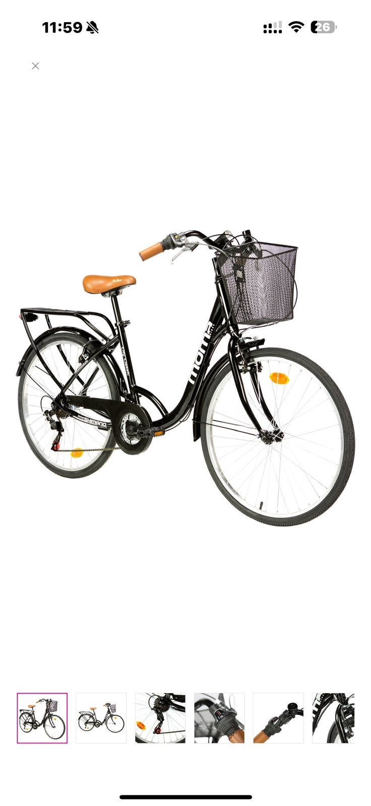 Vélo Neuf de ville Moma Bikes Urban 26 – 21 vitesses, Enlèvement, Neuf