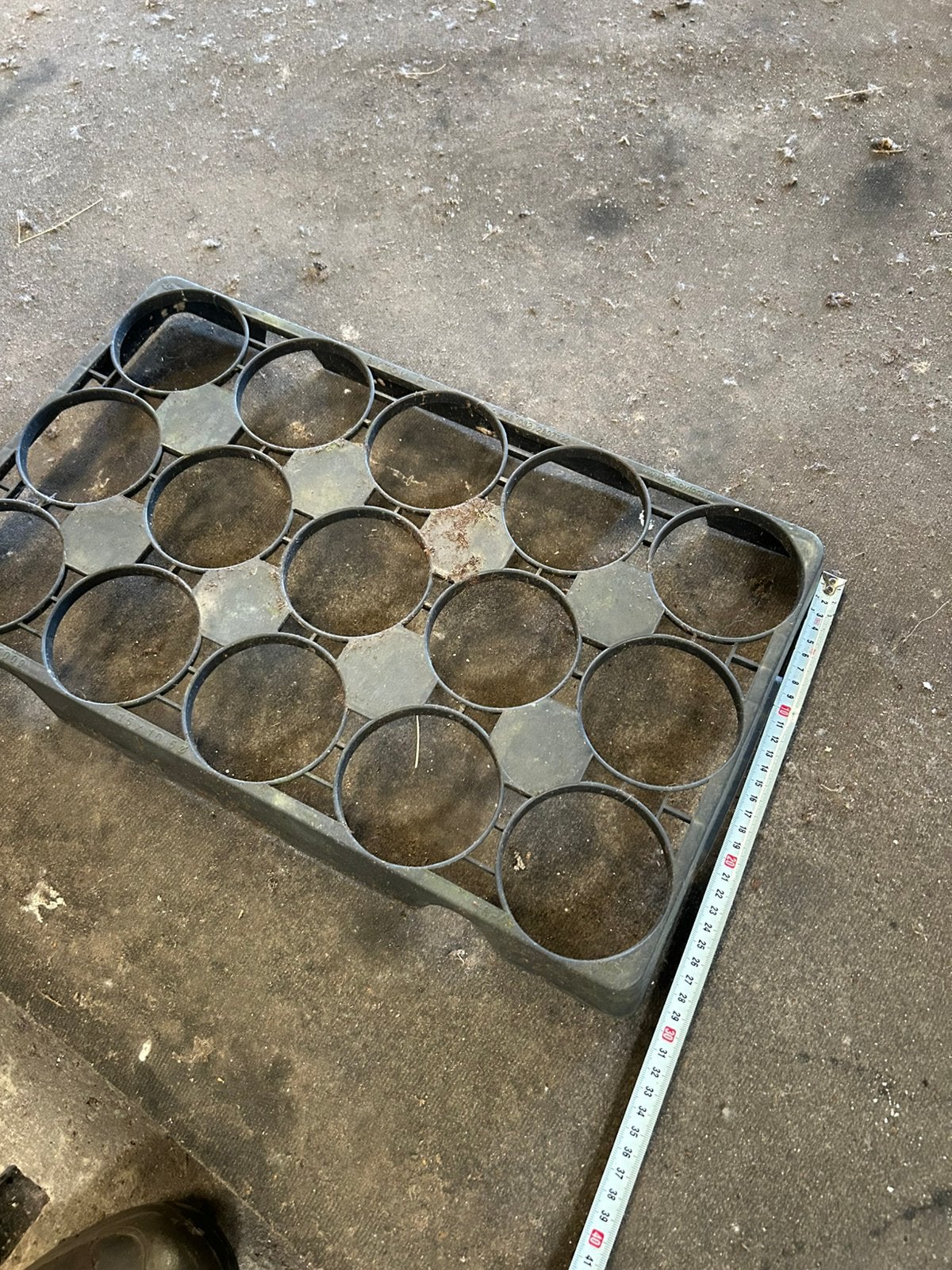 P10,5 traytjes en potjes, Tuin en Terras, Ophalen, Kunststof, Gebruikt, Rond