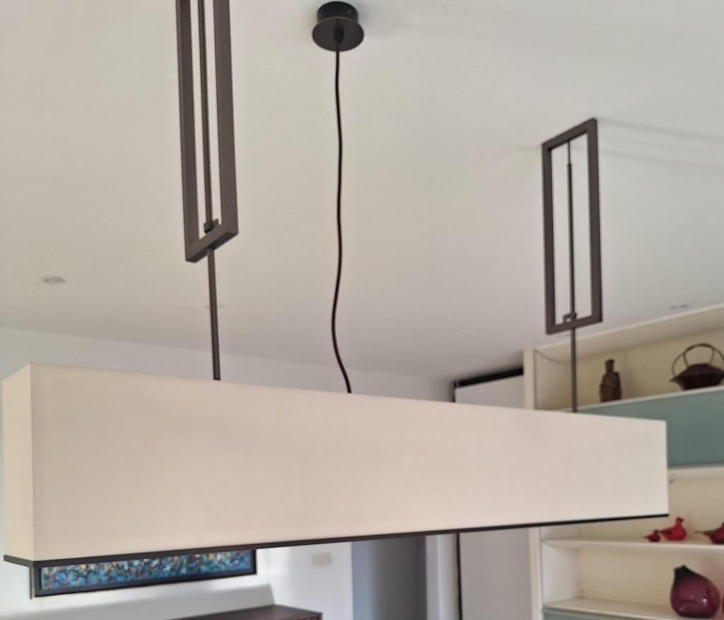 Design hanglamp Maxalto (B&B Italia Group) – 160 cm, Ophalen, Gebruikt, Design Maxalto, Glas